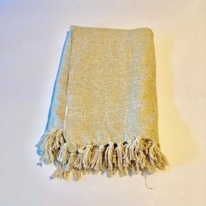 Gold Shimmer Throw Blanket
